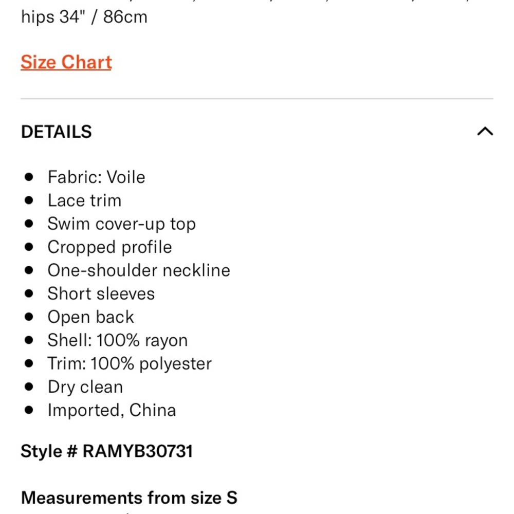 NWT Ramy Brook Helena top - Picture 3 of 5